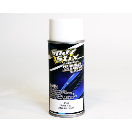 Spaz Stix Solid Red Aerosol Paint - 3.5 oz SZX12309